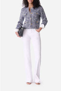 Veste Deana en tweed - Marine