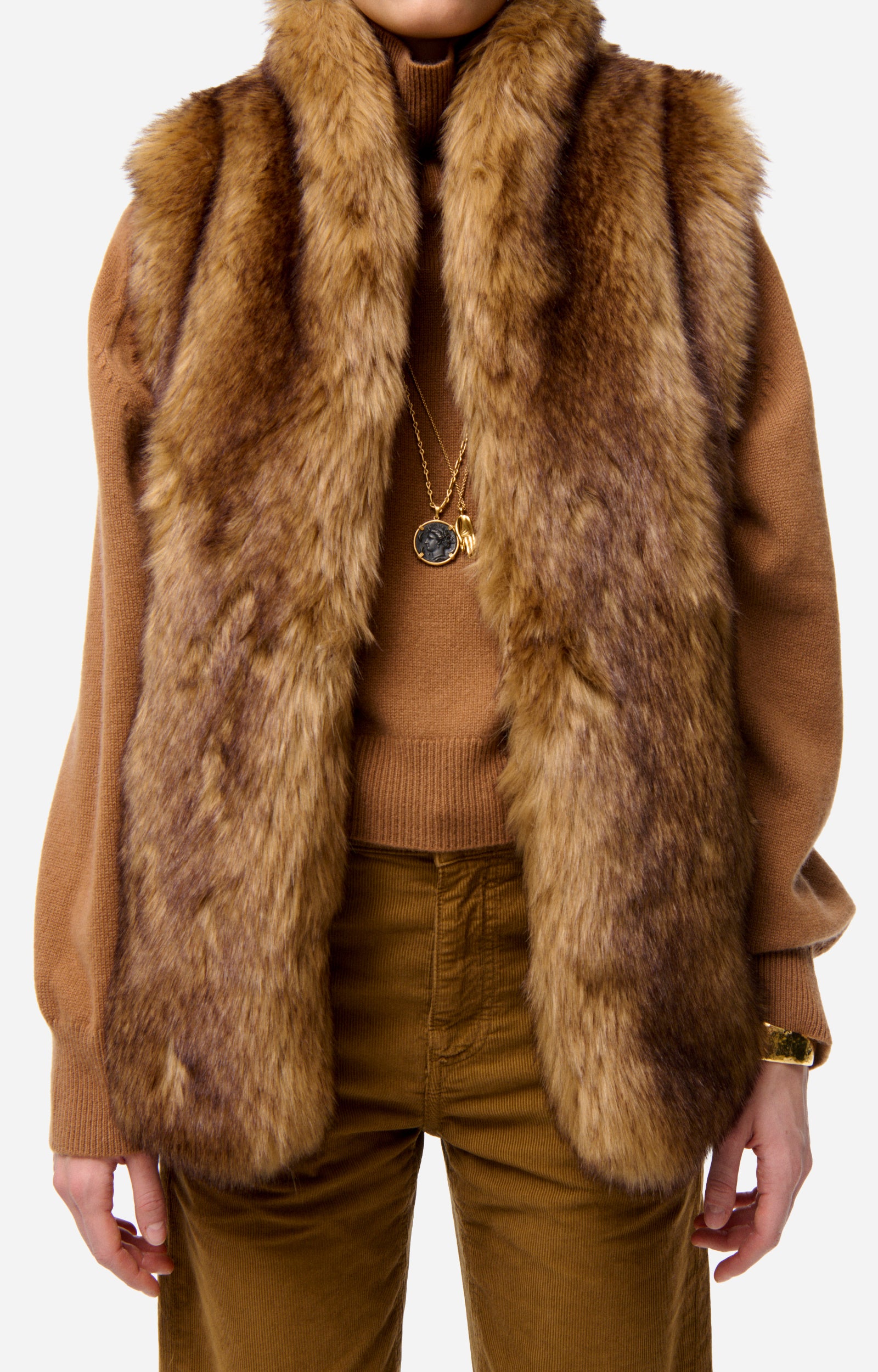 RECO : 150 // Veste sans manches Marcello - Biscuit