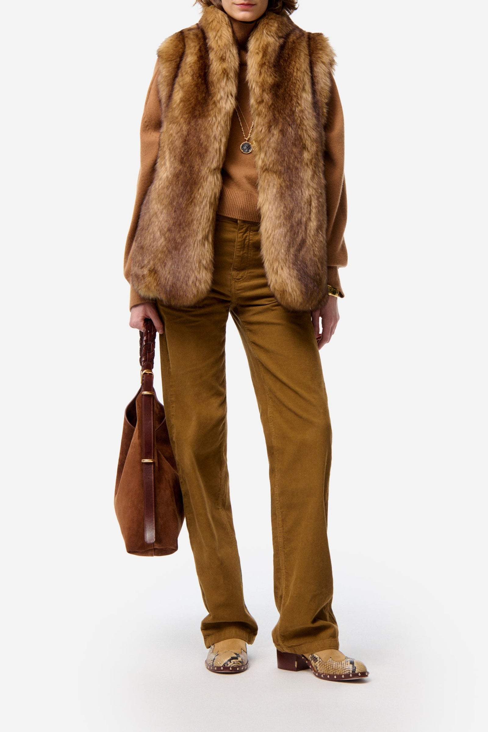 RECO : 150 // Veste sans manches Marcello - Biscuit