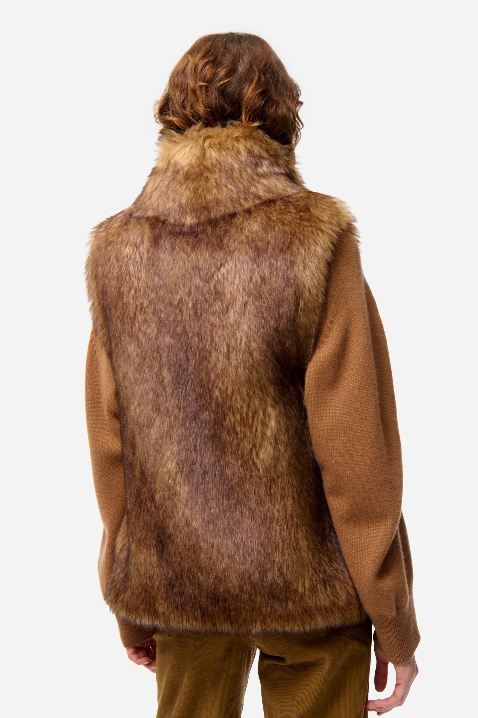 Marcello sleeveless jacket - Biscuit