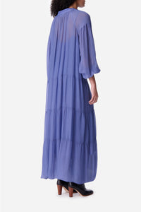 Robe longue Esthée - Hortensia