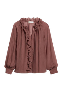 Blouse à volants Eileen - Bois de Rose