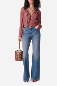 Blouse à volants Eileen - Bois de Rose