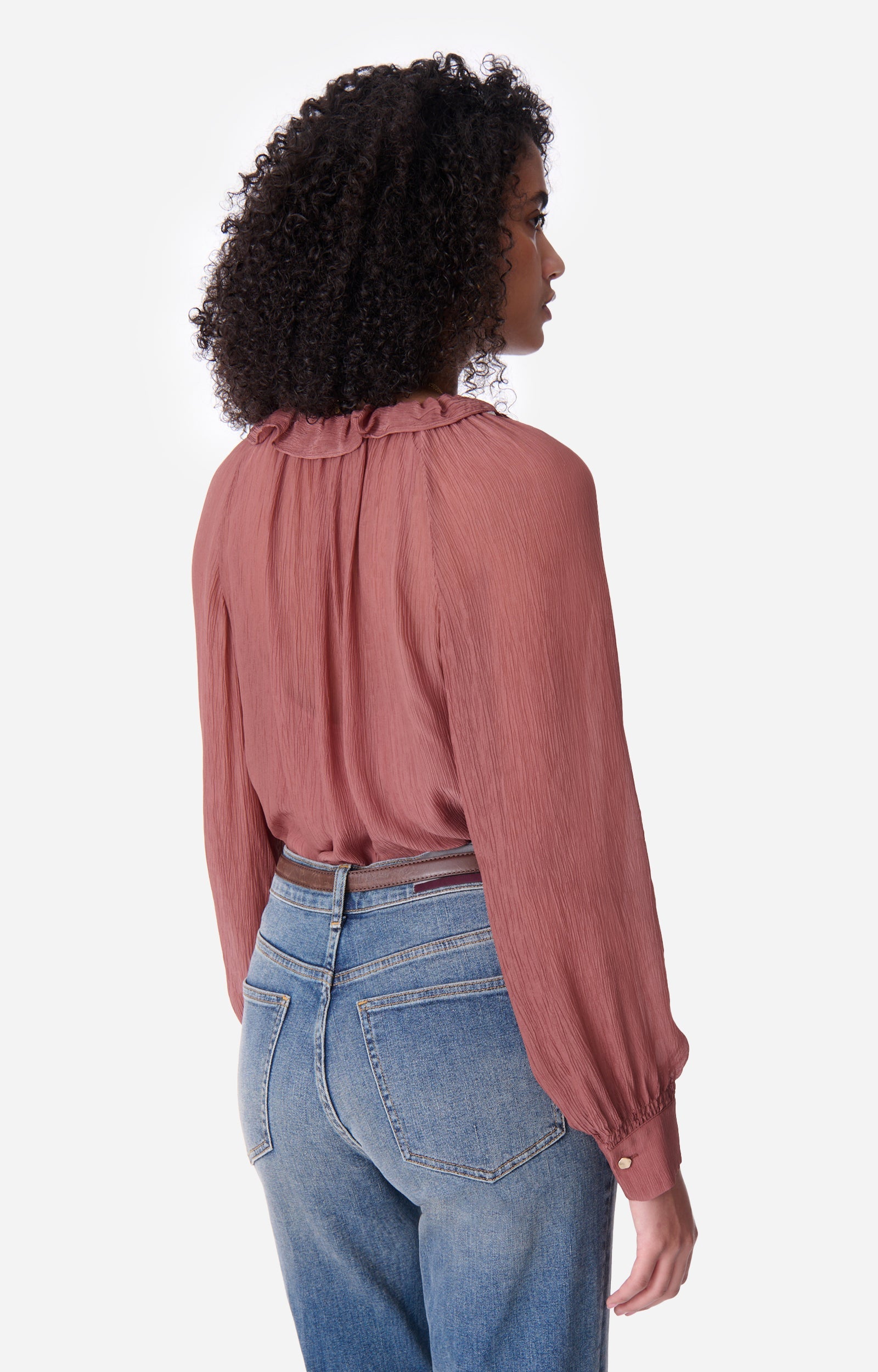 Blouse à volants Eileen - Bois de Rose