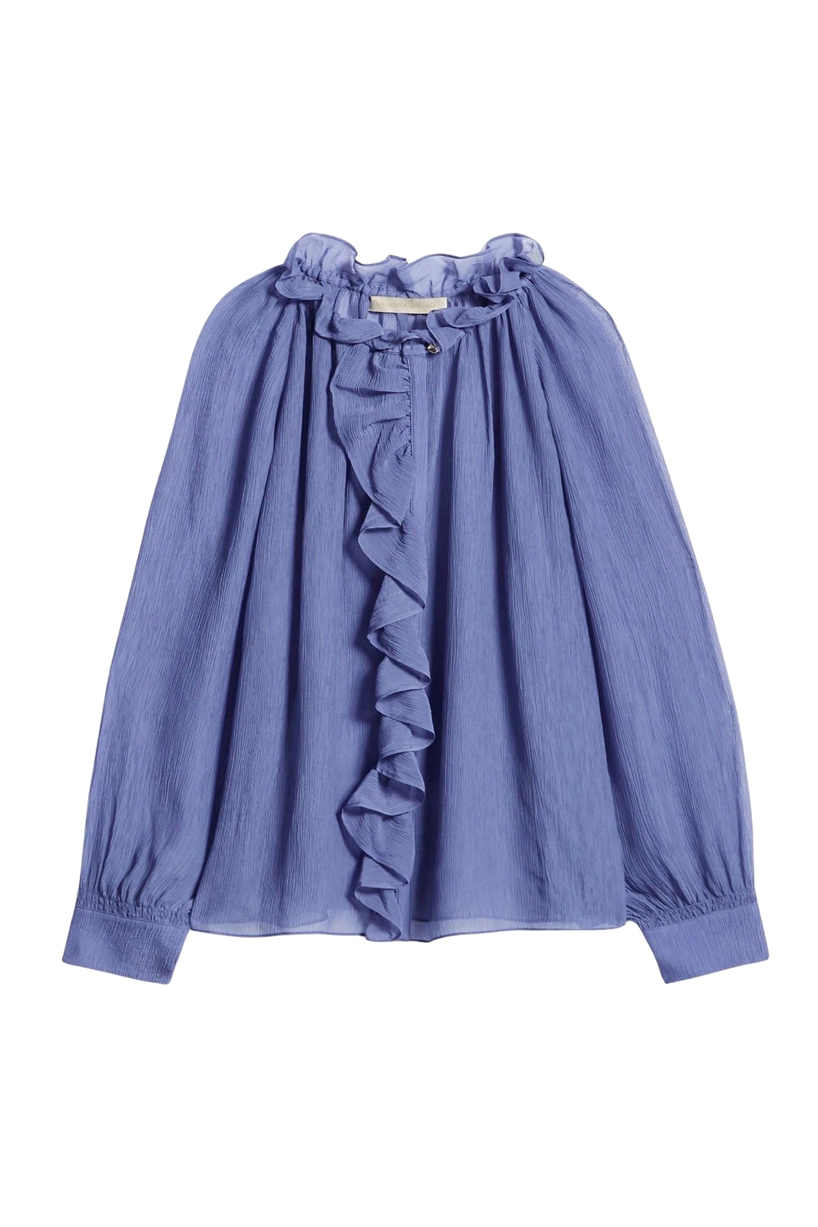 Blouse à col V Eileen - Hortensia