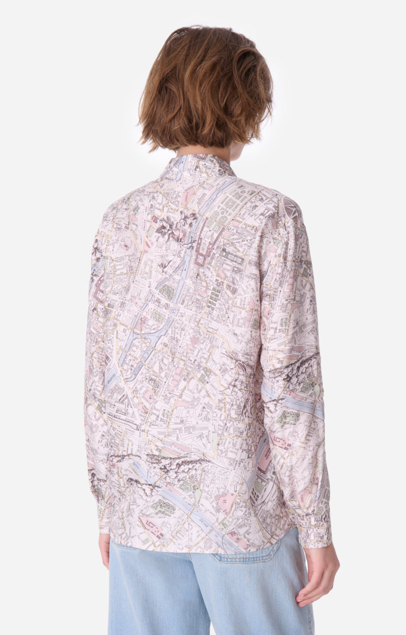 Chemise Druyat en soie mélangée - Multicolore