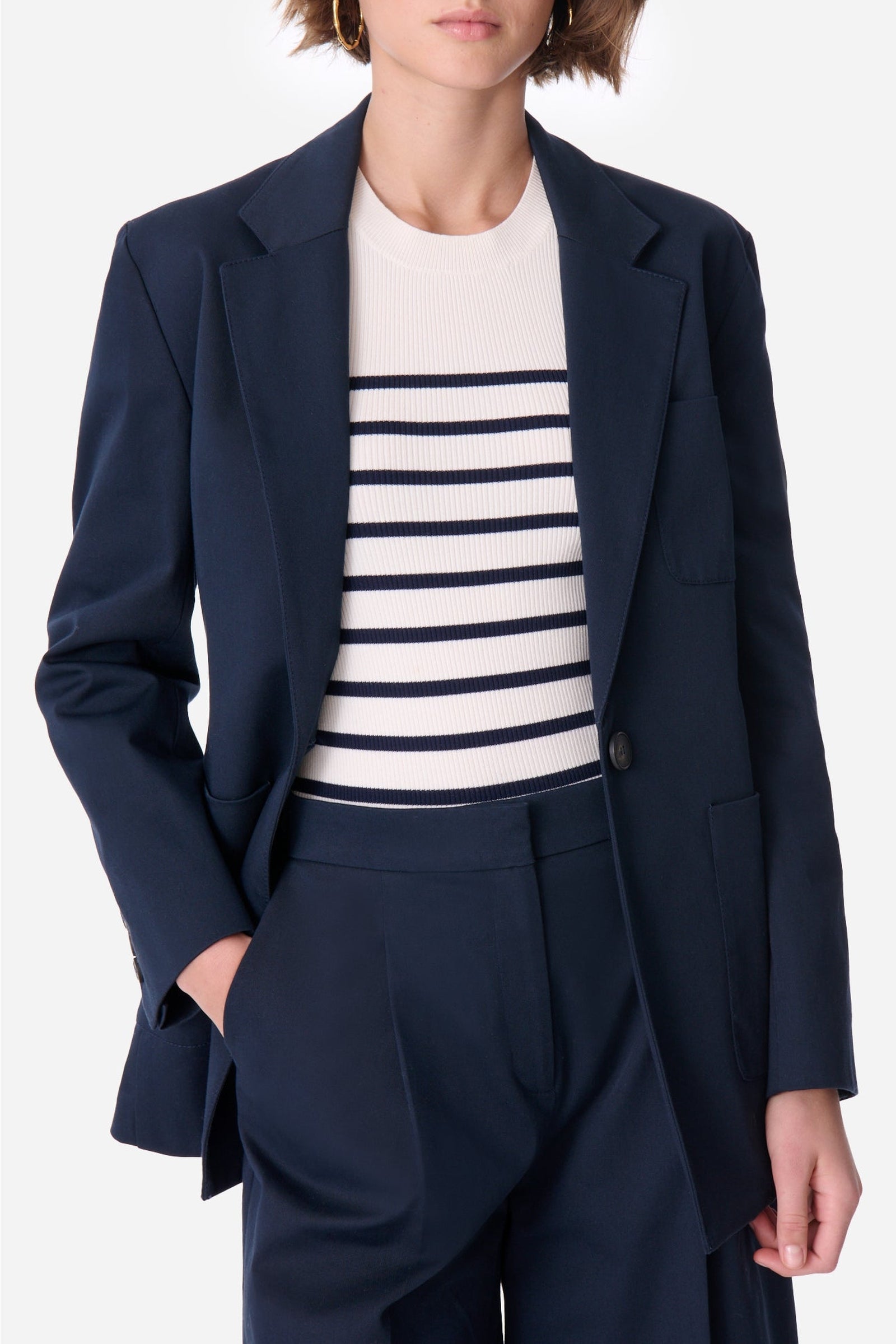 Blazer droit Caline - Marine