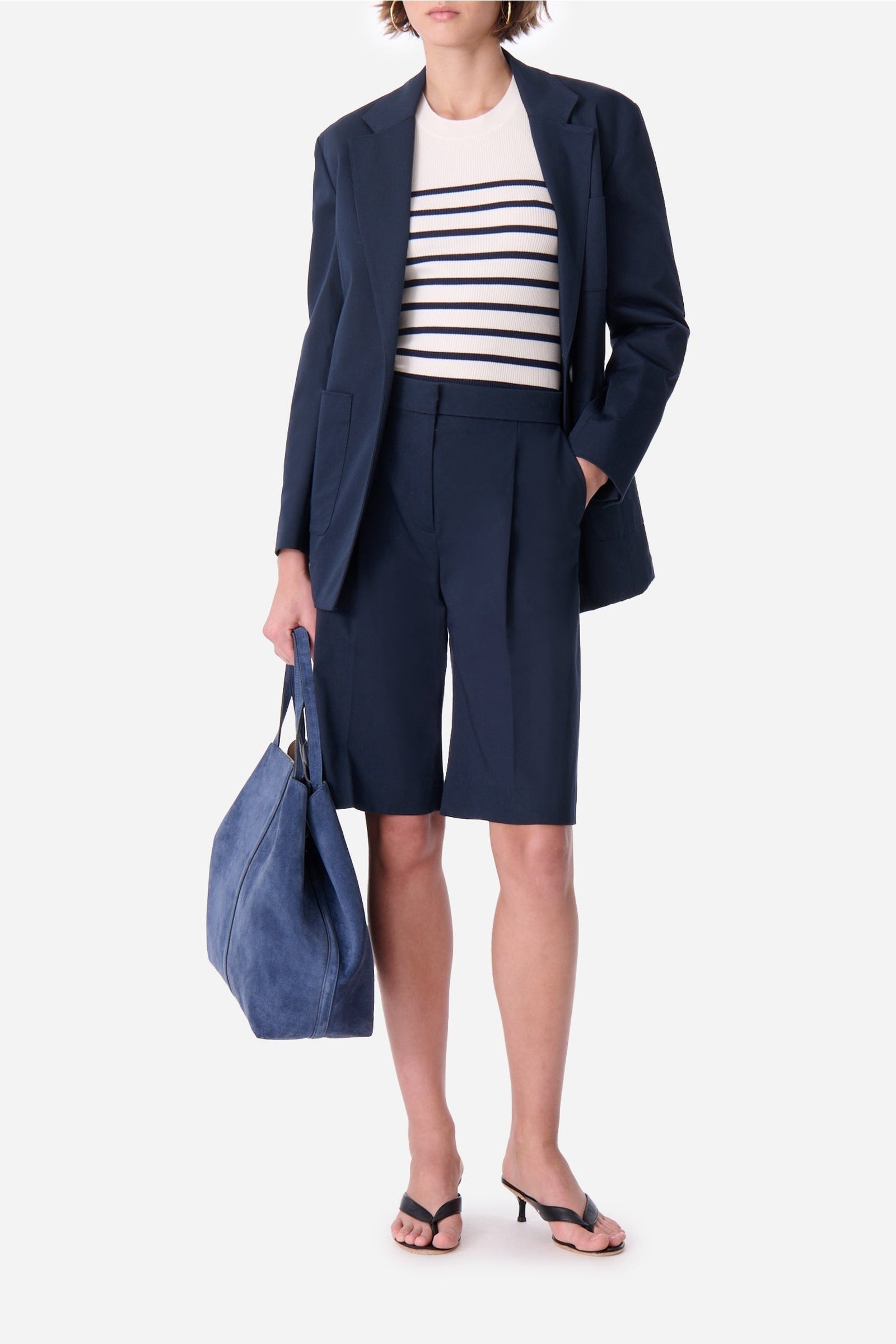 Blazer droit Caline - Marine