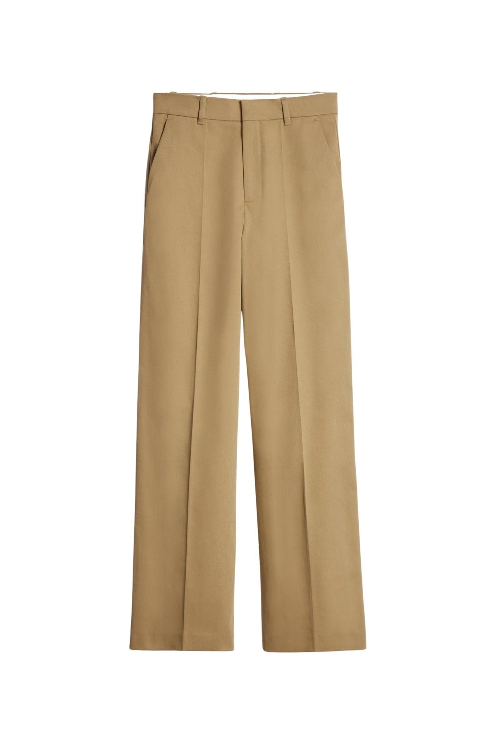 Pantalon droit taille midi Dulce - Vert Safari