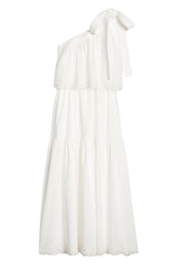 RECO : 130 // Robe ongue Cora en coton - Écru