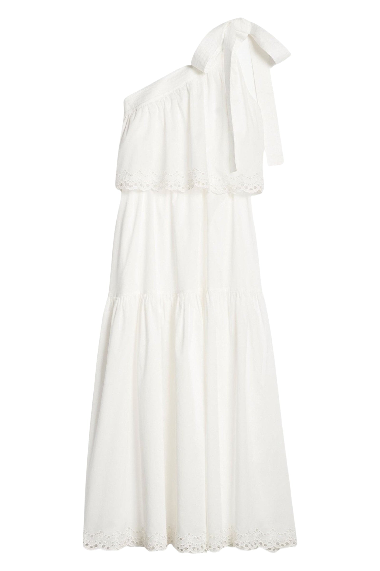 RECO : 130 // Robe ongue Cora en coton - Écru