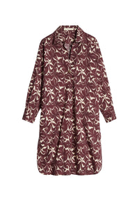 Robe midi Chemise Elora - Brun
