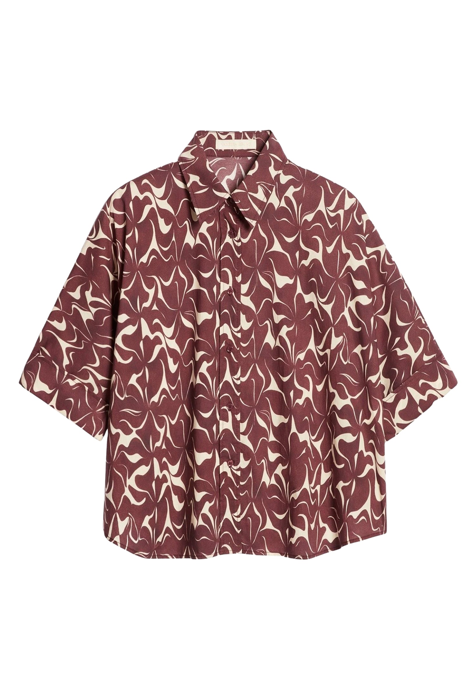 Chemise à manches courtes Bobby - Brun