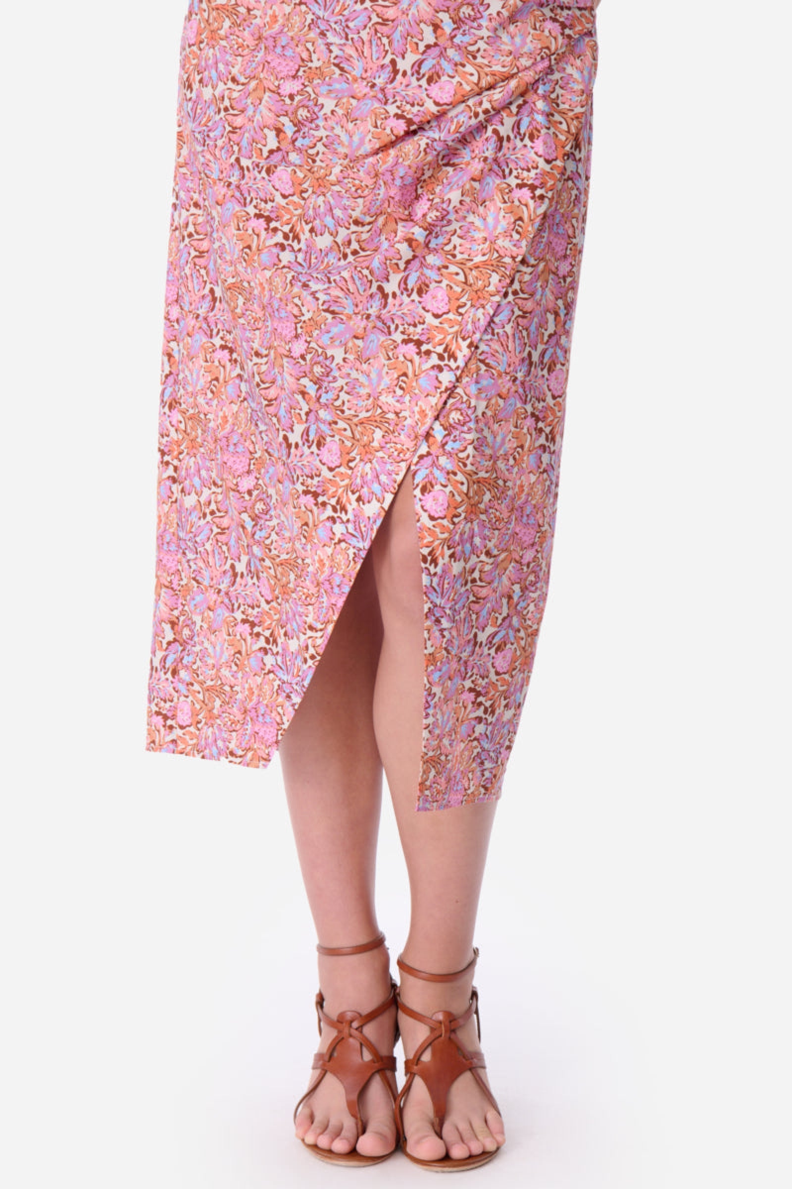 Robe midi Cleopatre - Multicolore & Fidji