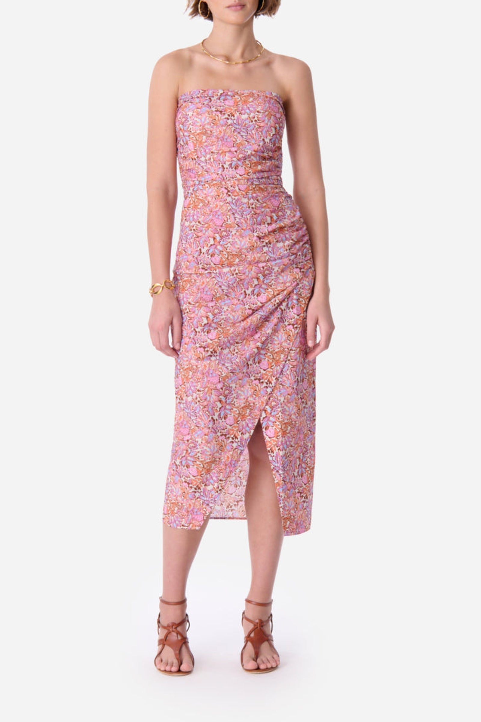 Robe midi Cleopatre - Multicolore & Fidji