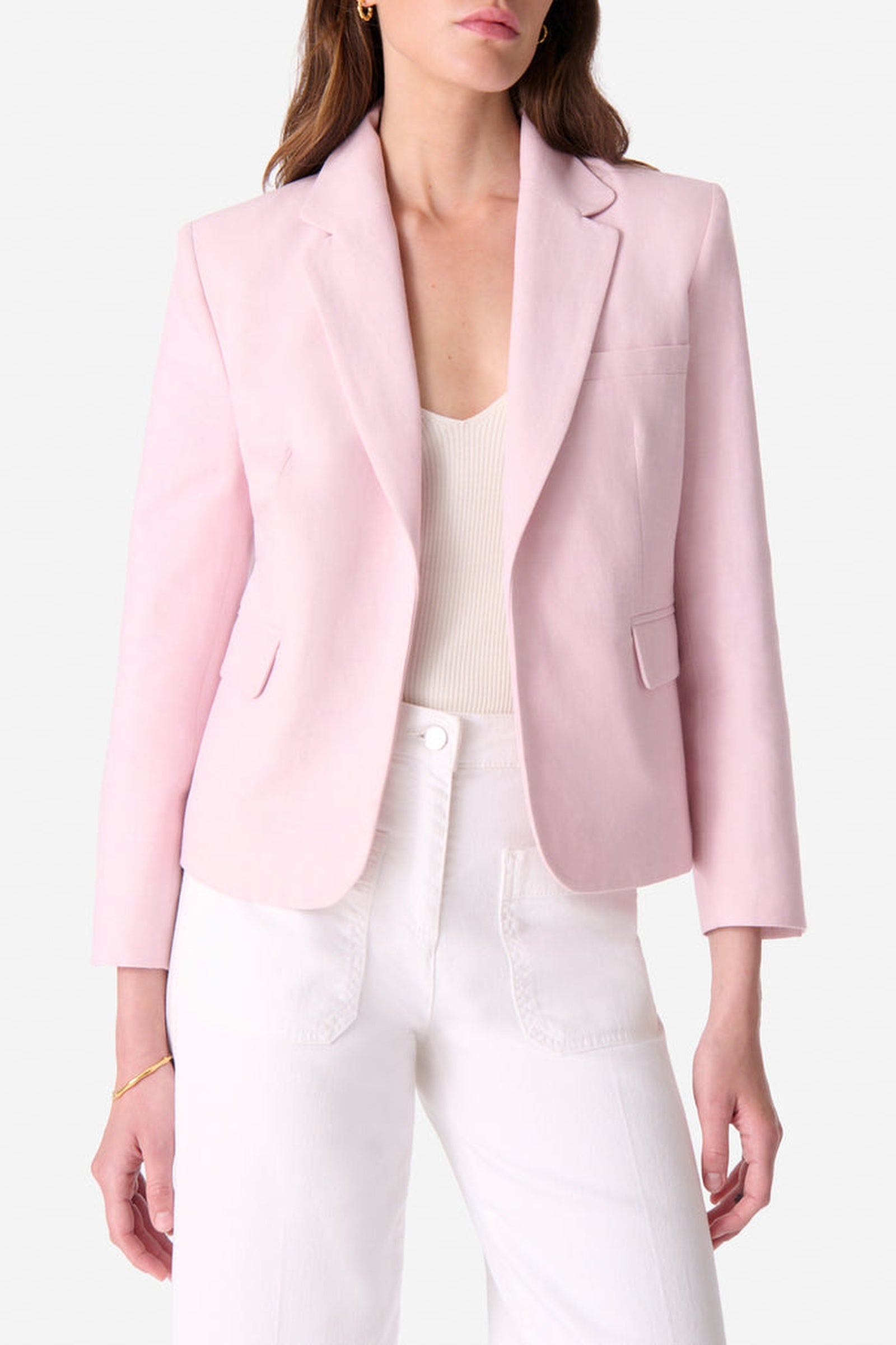 RECO : 150 // Veste Emna en lin - Rose