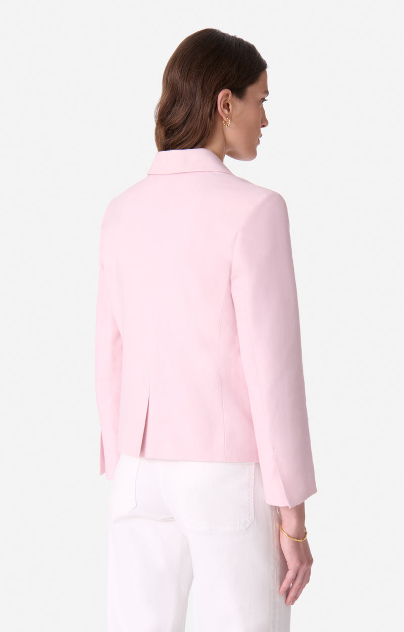 RECO : 150 // Veste Emna en lin - Rose