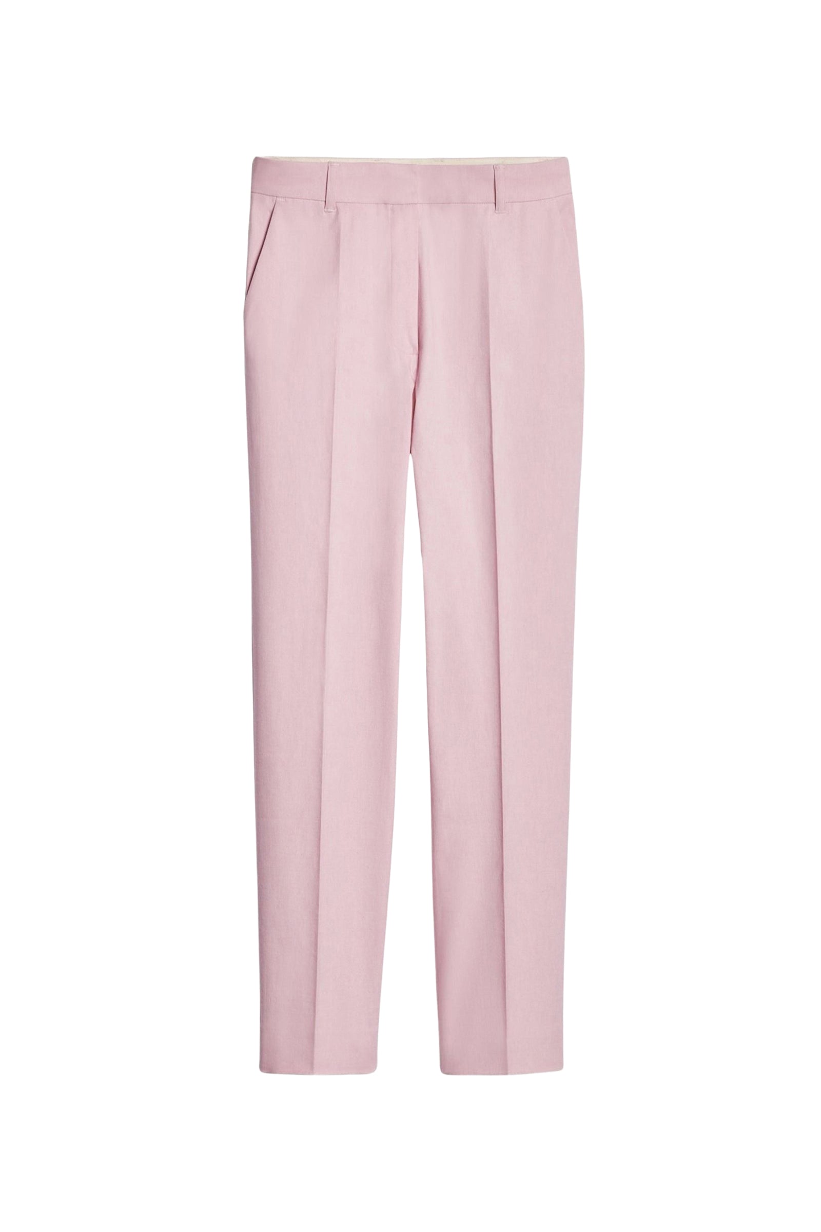Pantalon Dandy en lin mélangé - Rose