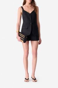 RECO : 110 // Top Elai en lin - Noir