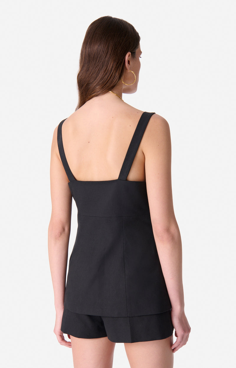 RECO : 110 // Top Elai en lin - Noir