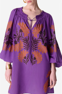 Robe courte Emel - Violet