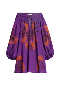 Robe courte Emel - Violet