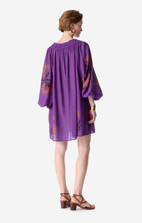 Robe courte Emel - Violet