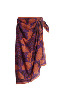 Spiaggia cotton sarong - Purple