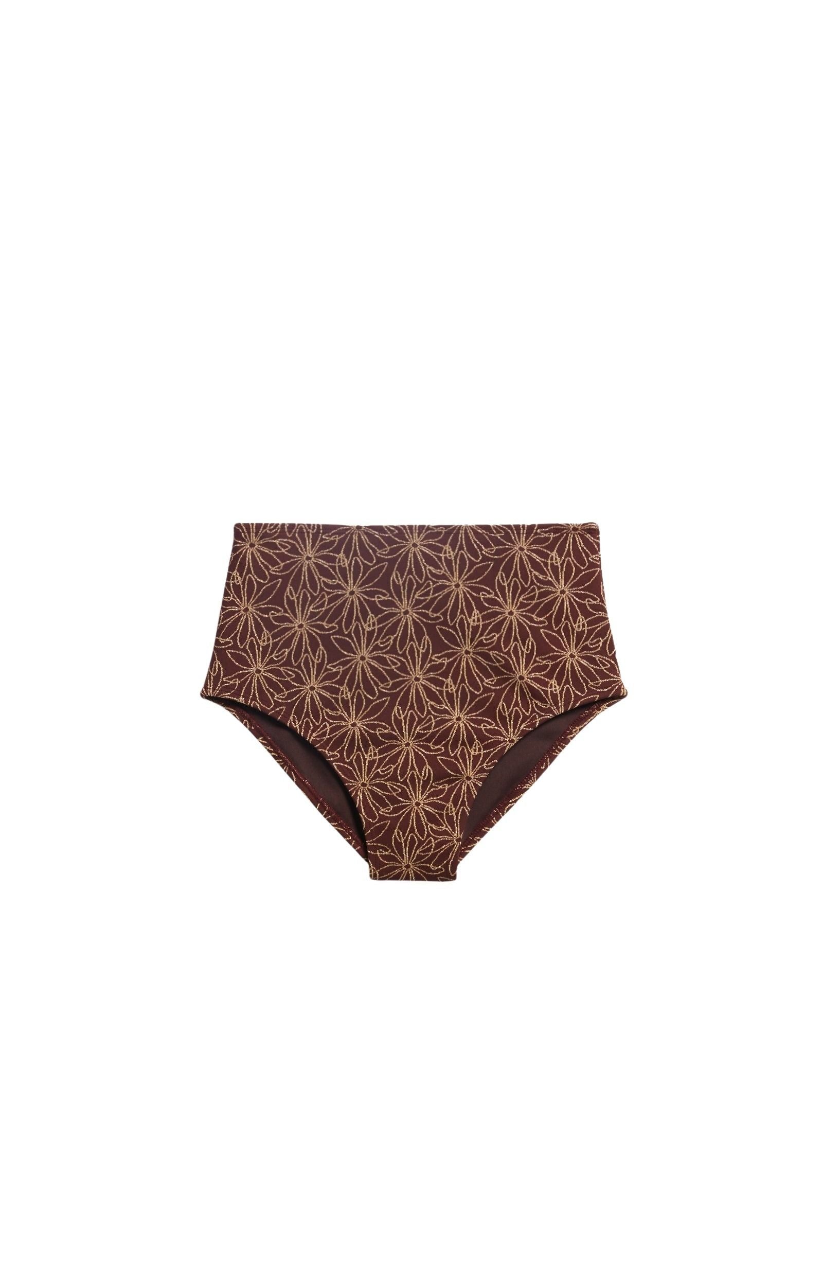 Bas de maillot de bain Canaille - Chocolat & Or