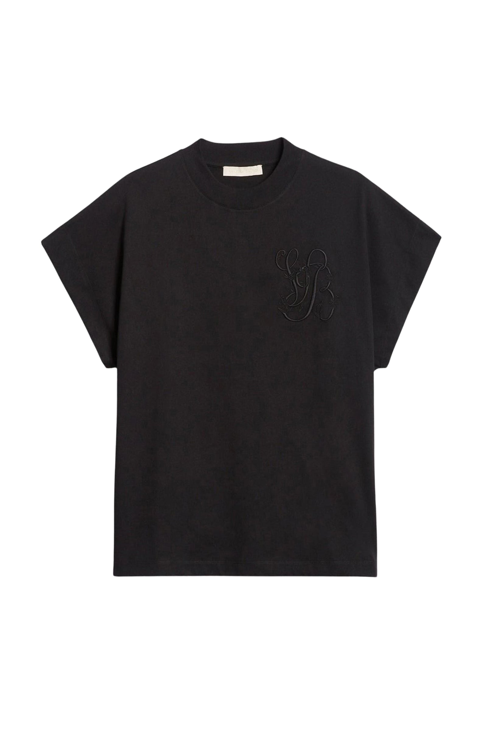 T-shirt à col rond - Noir