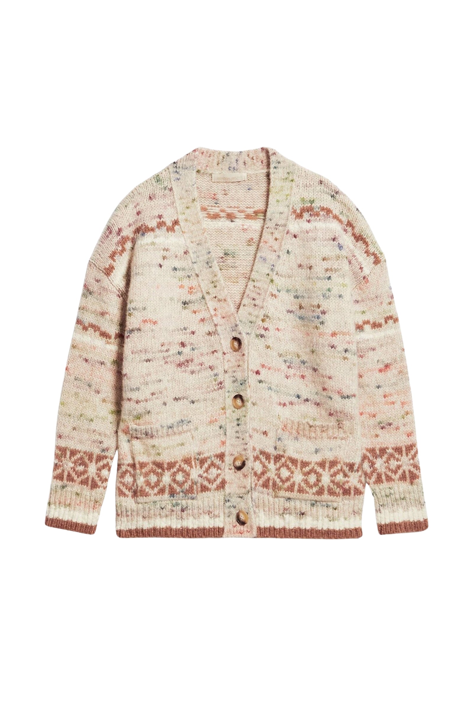 Cardigan Eleonore en laine - Aquarelle