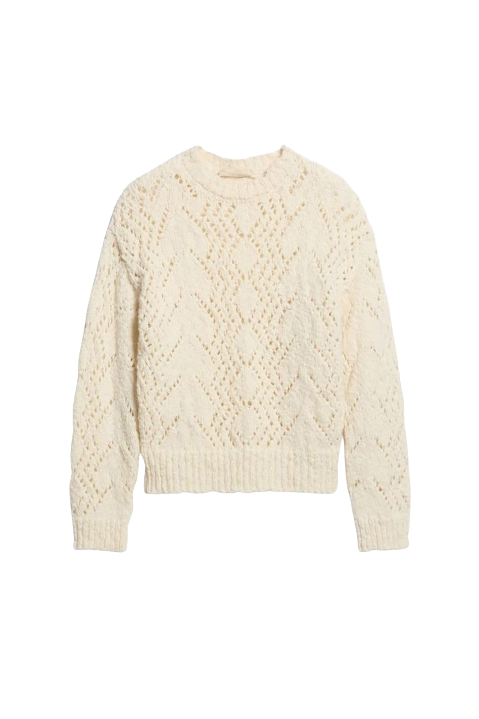 Pull Eulalie en laine - Écru