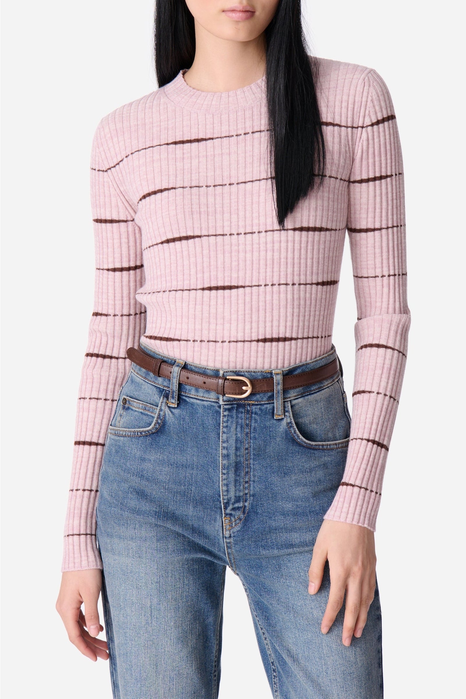Pull Elodie en laine - Lavande