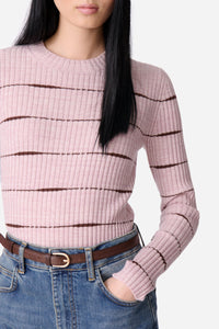 Pull Elodie en laine - Lavande