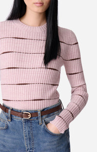 Pull Elodie en laine - Lavande