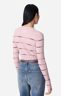 Pull Elodie en laine - Lavande
