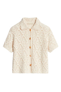 Cardigan Emarya en coton - Écru