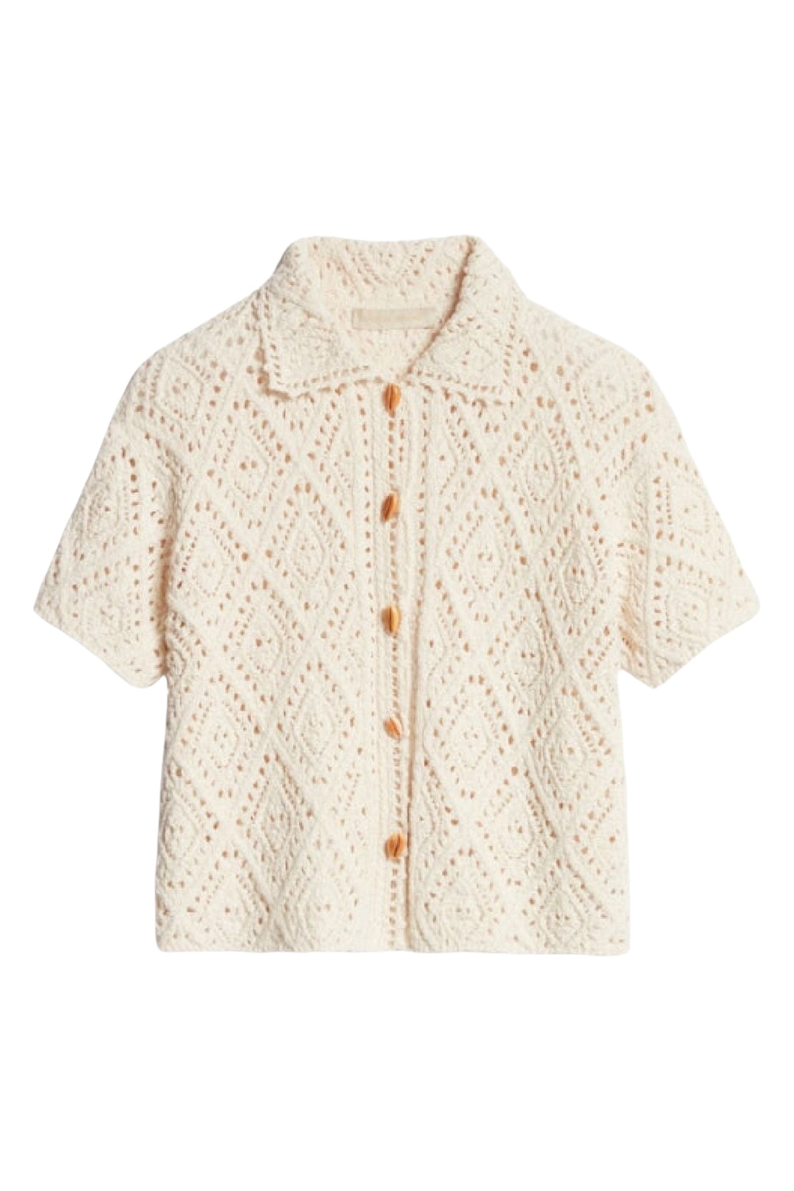 RECO : 130 // Cardigan Emarya en coton - Écru