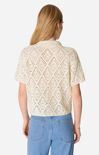 RECO : 130 // Cardigan Emarya en coton - Écru