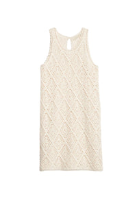Robe courte Escarlett - Écru
