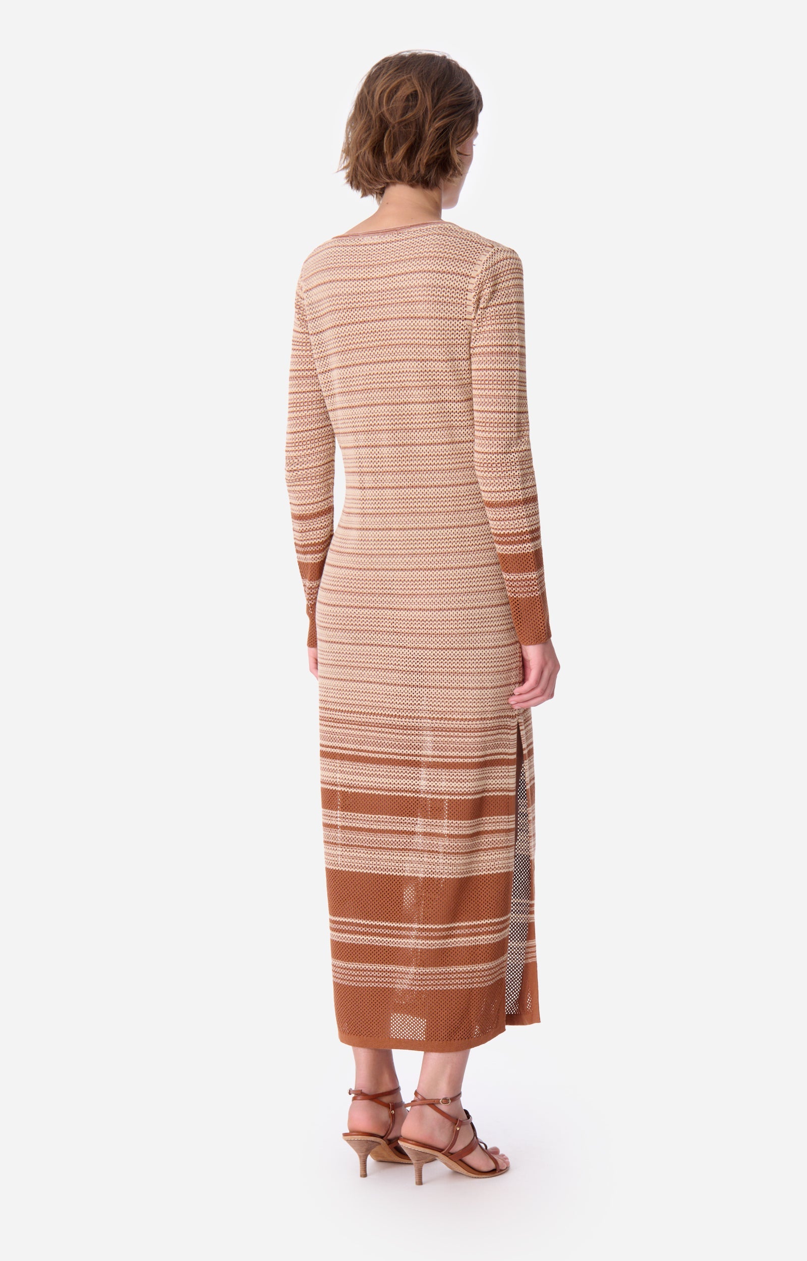 Robe longue Elly - Biscuit