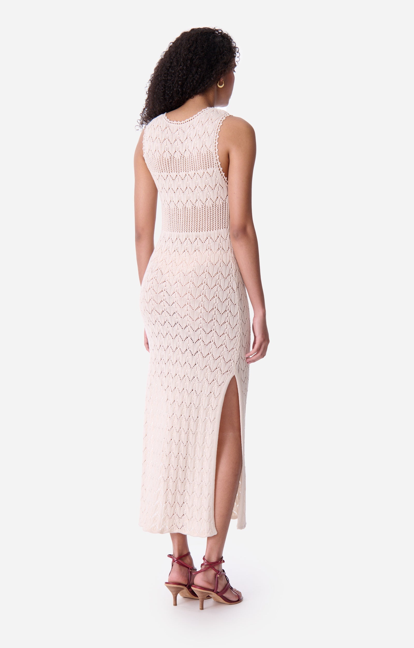 Robe longue Elka - Écru