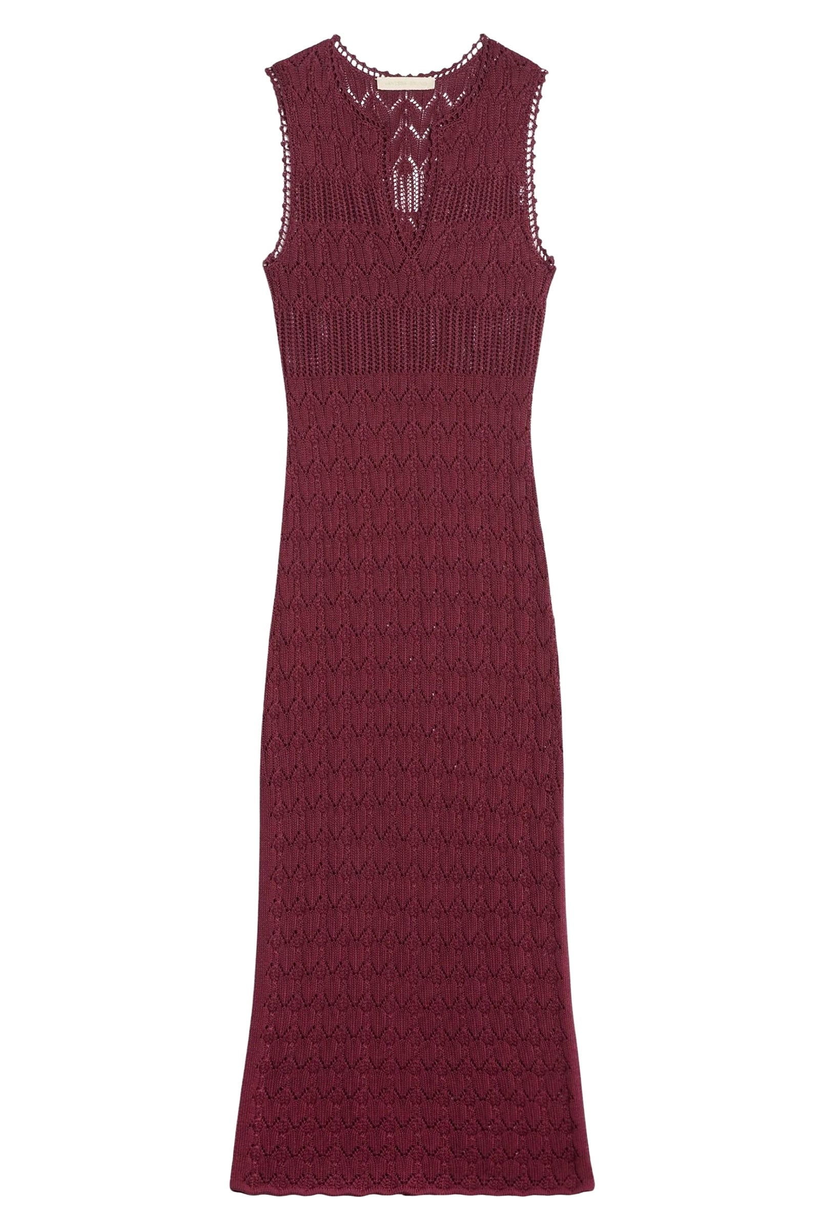 Robe longue Elka - Bordeaux