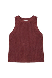 RECO : 60 // Top Eiko en coton - Bordeaux