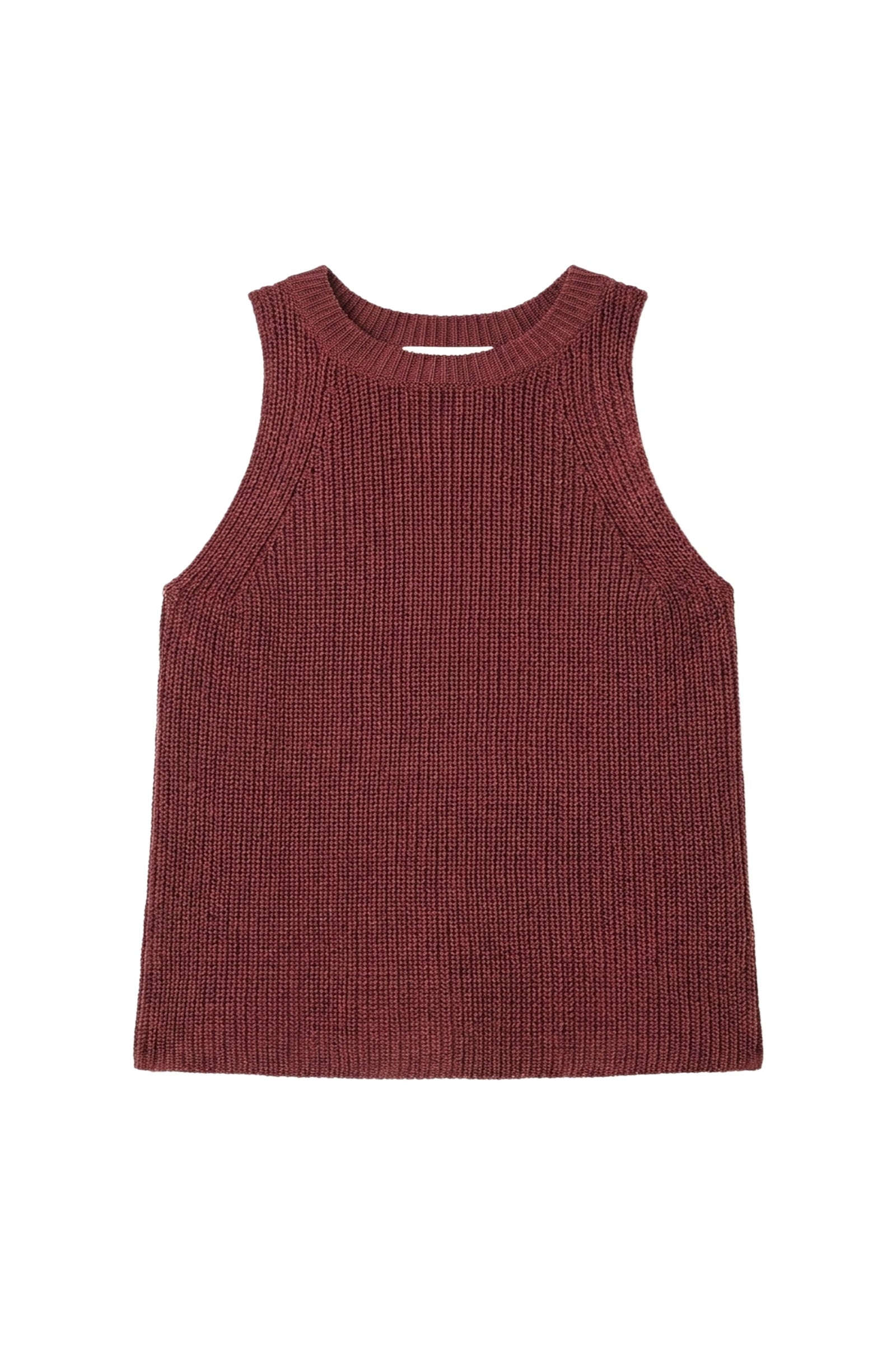 RECO : 60 // Top Eiko en coton - Bordeaux
