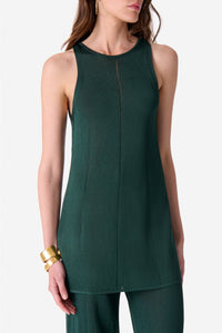 Top sans manches Ember - Vert Bouteille