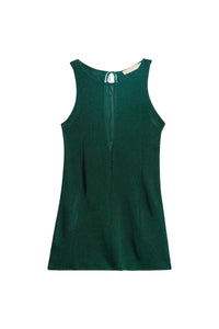 Ember sleeveless top - Bottle Green