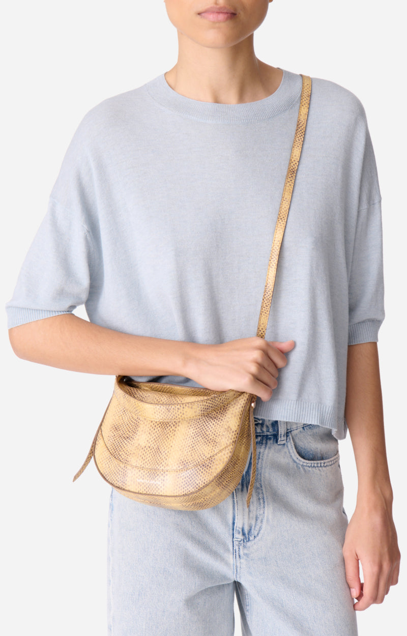 Petit sac Daily en cuir - Blé