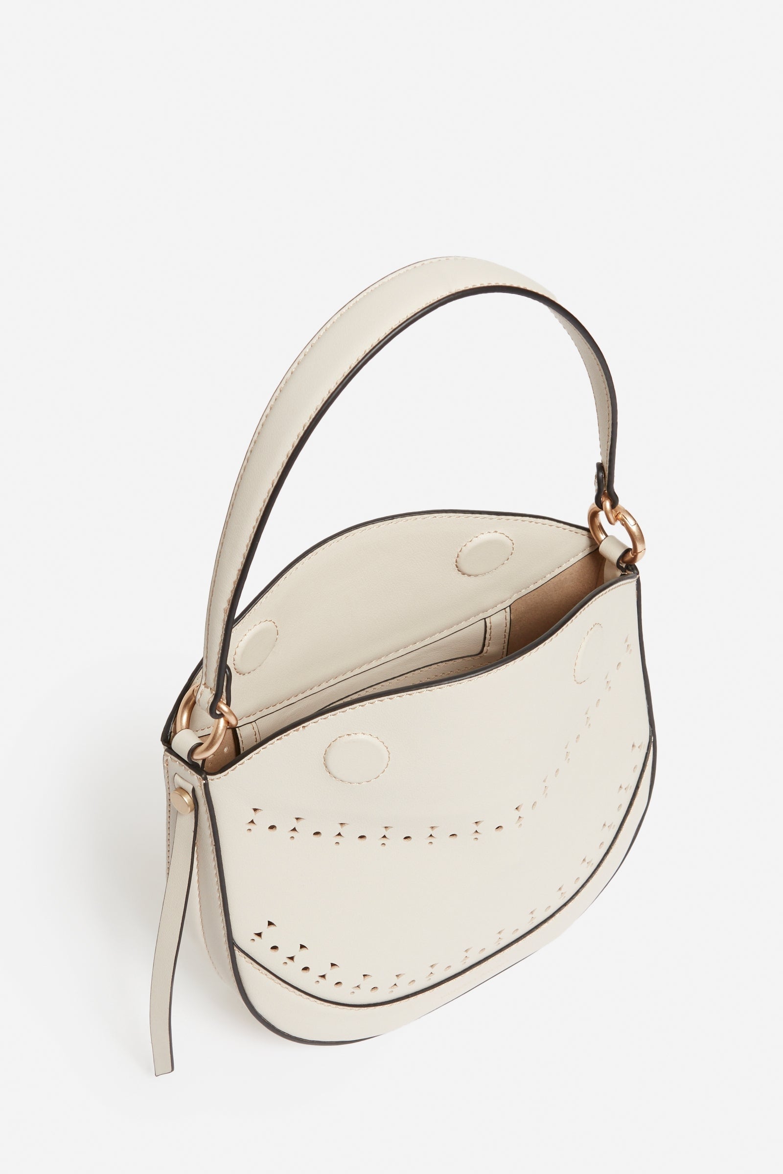 Small Daily leather bag - Ivory