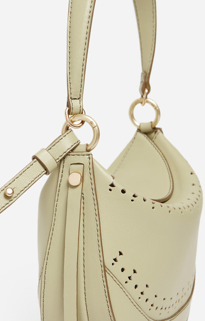 Petit sac Daily en cuir - Olive